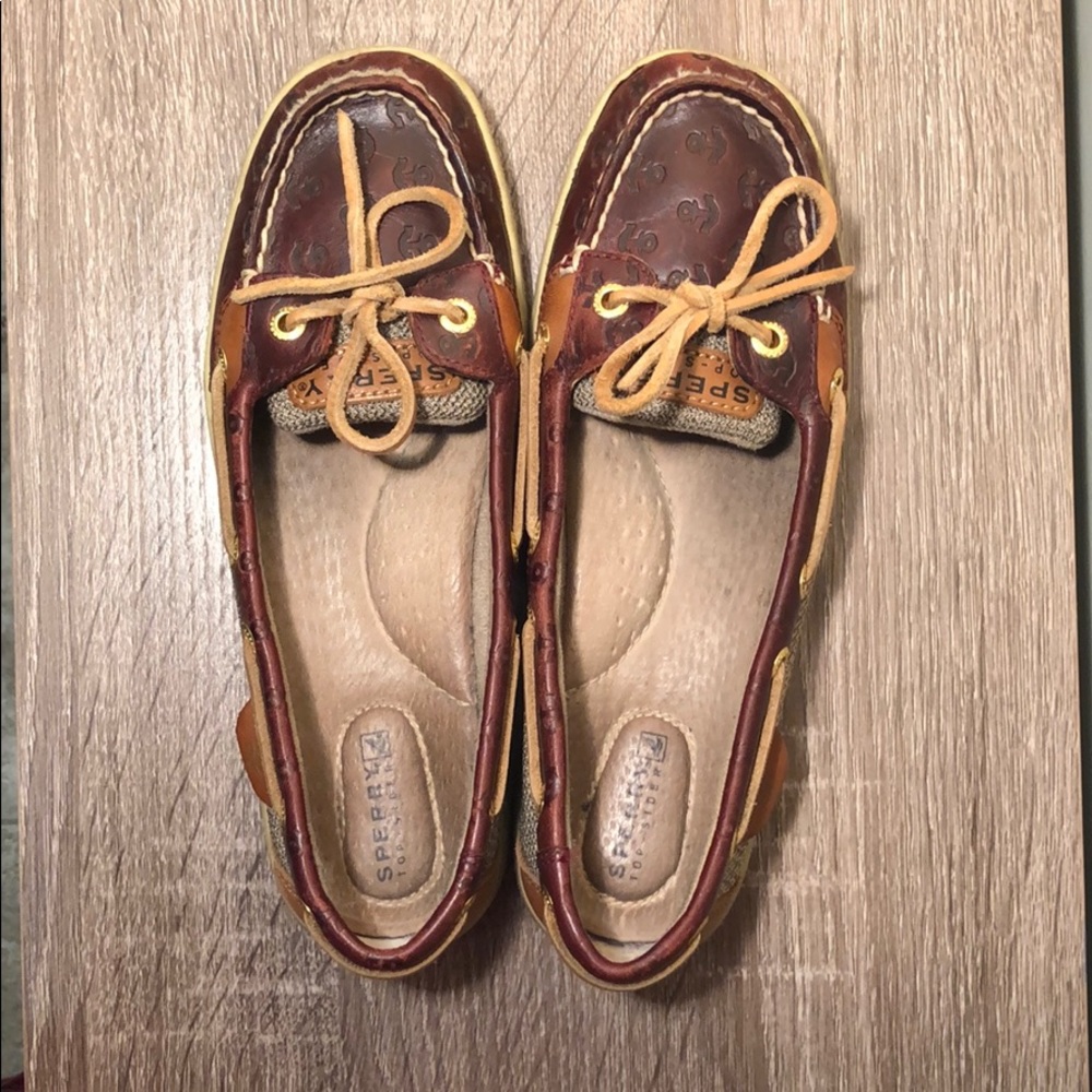 Sperry Boat Shoes Maroon Skimmer Style